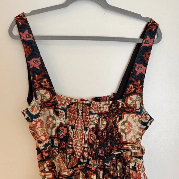 Anthropologie Black and Red Asymmetrical Dress - Picture 8 of 11